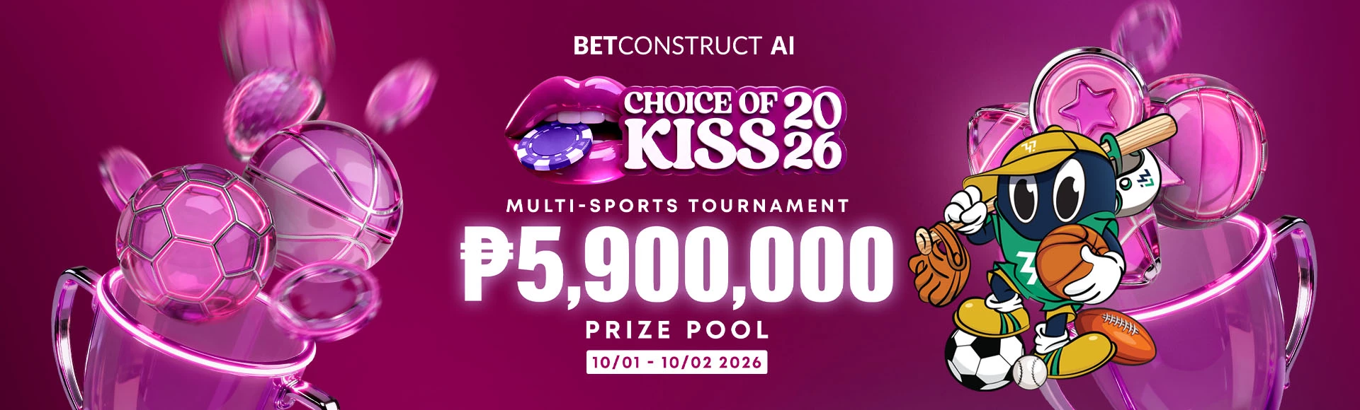 Choice of Kiss 2026 promotional banner - 747 Live casino