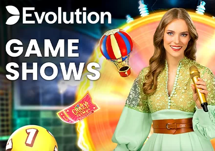 Game Shows - Evolution casino game on 747 Live