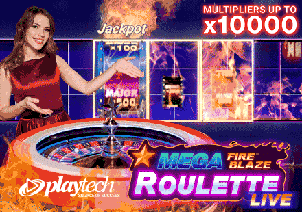 Mega Fire Blaze™: Roulette - Playtech Live casino game on 747 Live