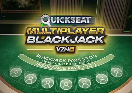 VZN Blackjack - Playtech Live casino game on 747 Live